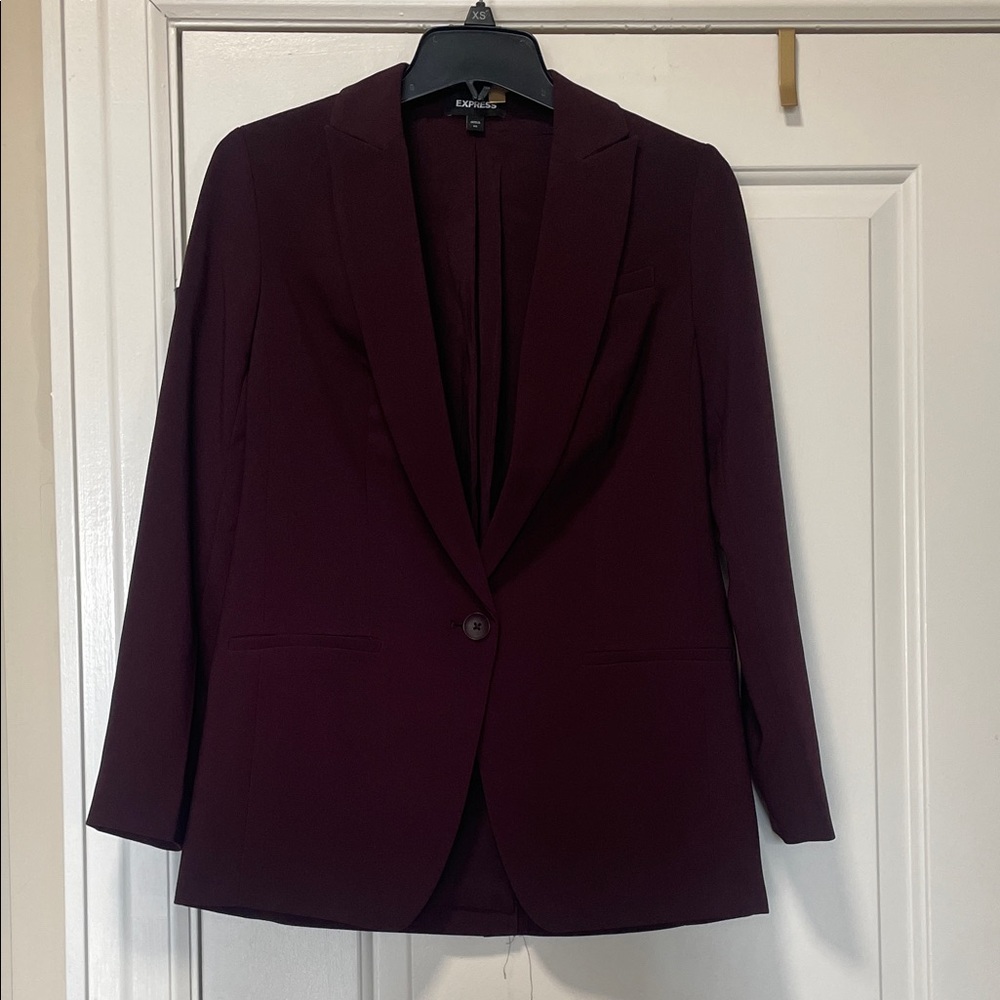 Express Deep Purple Blazer